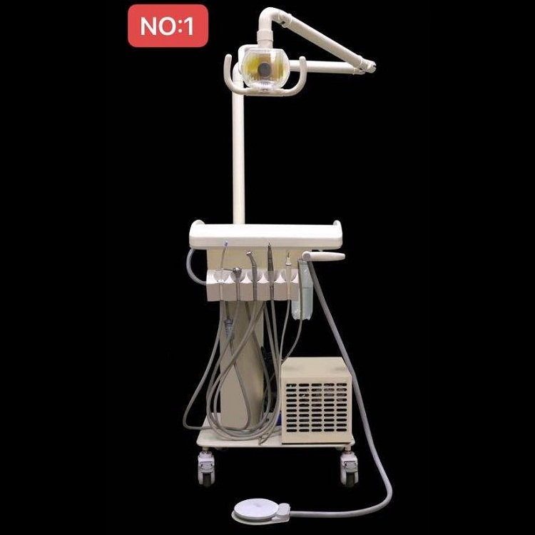 Portable Dental Units/trolly with halogen light OSA-F324-3