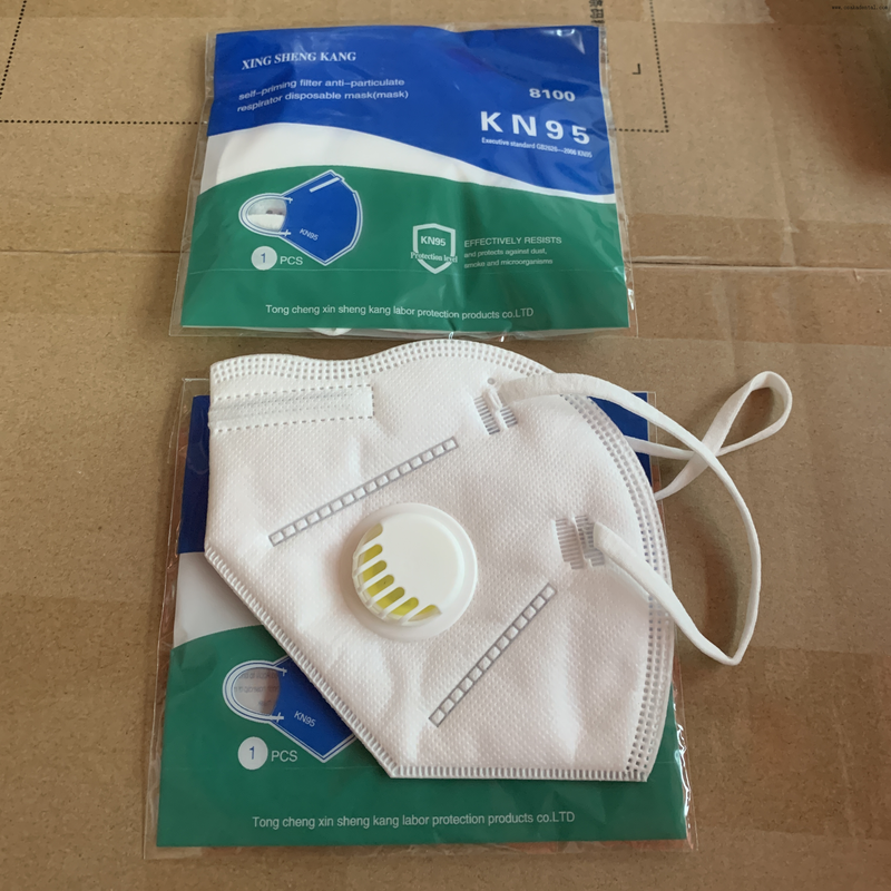 KN95 Disposable Mask 4 Layers with Valve