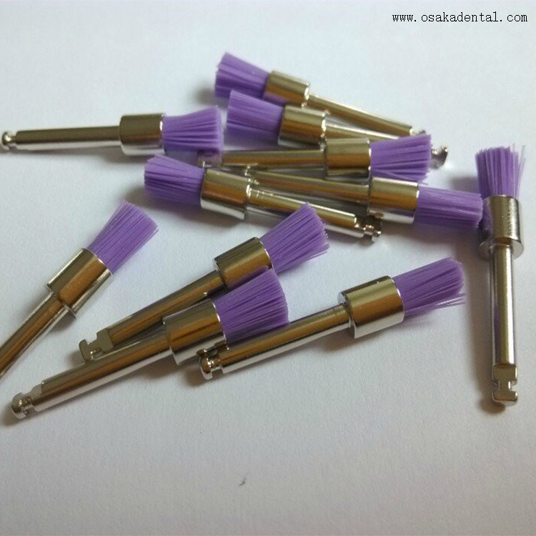 Dental Colorful Latch Style Flat Polishing Brush