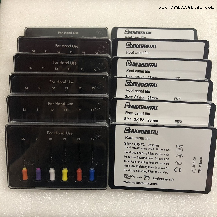 Dental Niti Rotary Files Endodontic Protaper Hand Use Files OSA-F151AA-H