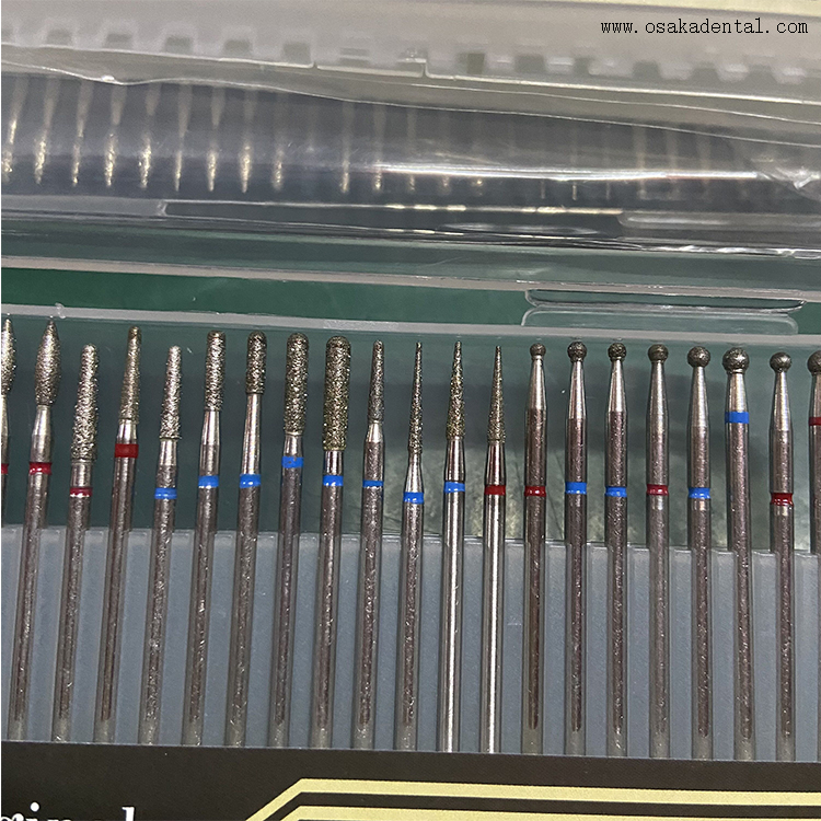 Dental Lab Diamond Burs for Straight Handpiece Use