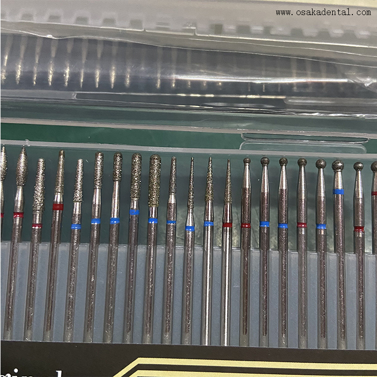 Dental Lab Diamond Burs for Straight Handpiece Use