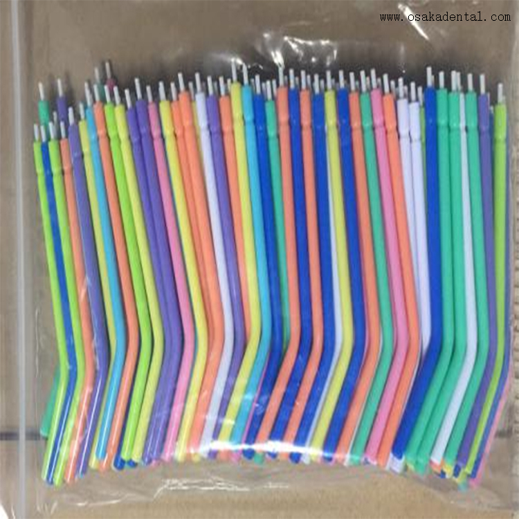 Dental Disposable Plastic Colorful Air Water Syringe Tips