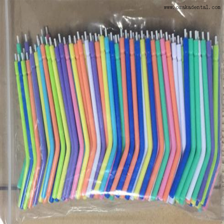 Dental Disposable Plastic Colorful Air Water Syringe Tips