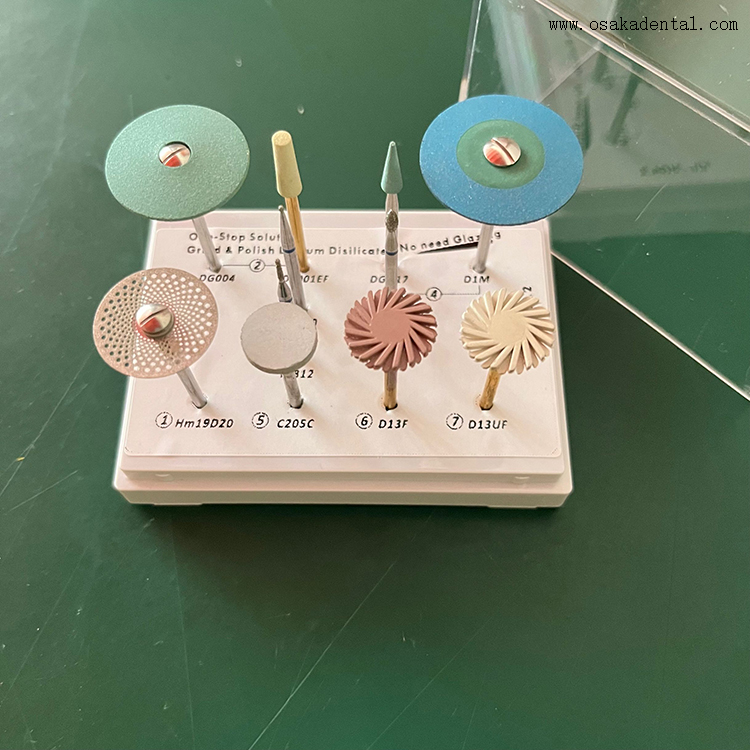 Grinding And Polishing Burs Kit for Lithium Disilcate 3A09