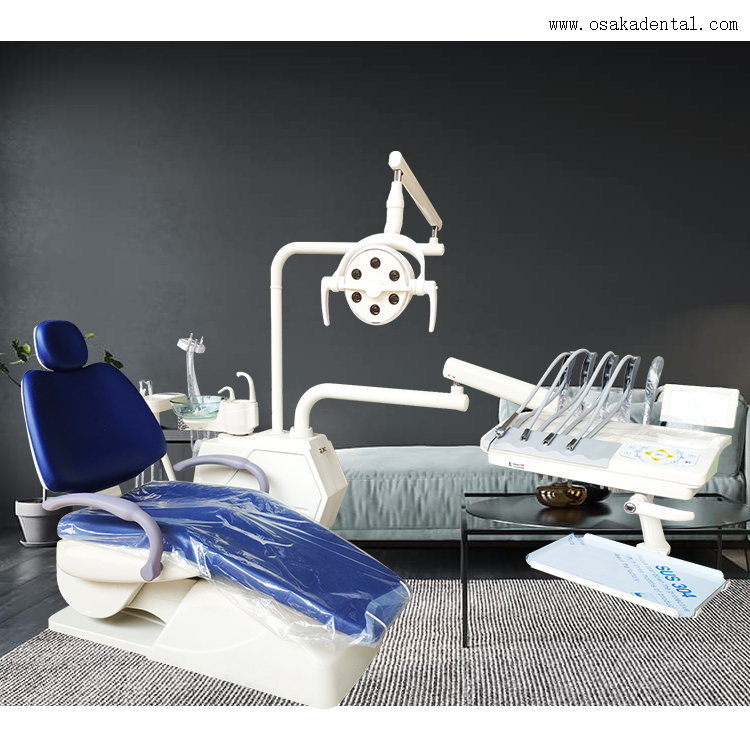 Soft Leather Dental Chair with All-in-one Machine