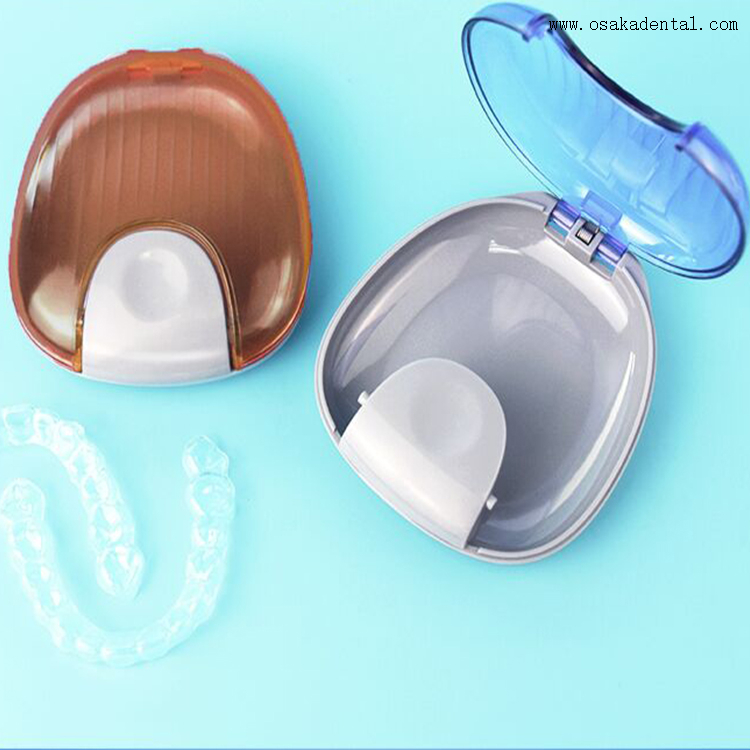 Dental Orthodontic Accessories Transparent Braces Storage Box 