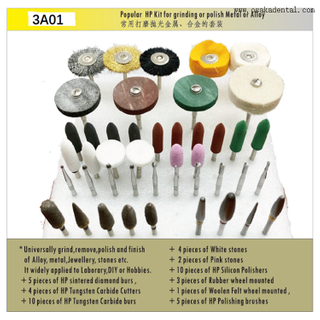 Dental HP Metal Or Alloy Kit for Grinding Or Polishing