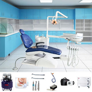 Economical And Simple Dental Chair Unit with Halogen Lamp