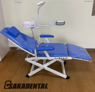 Portable Dental Chair with Spittoon And LED Light