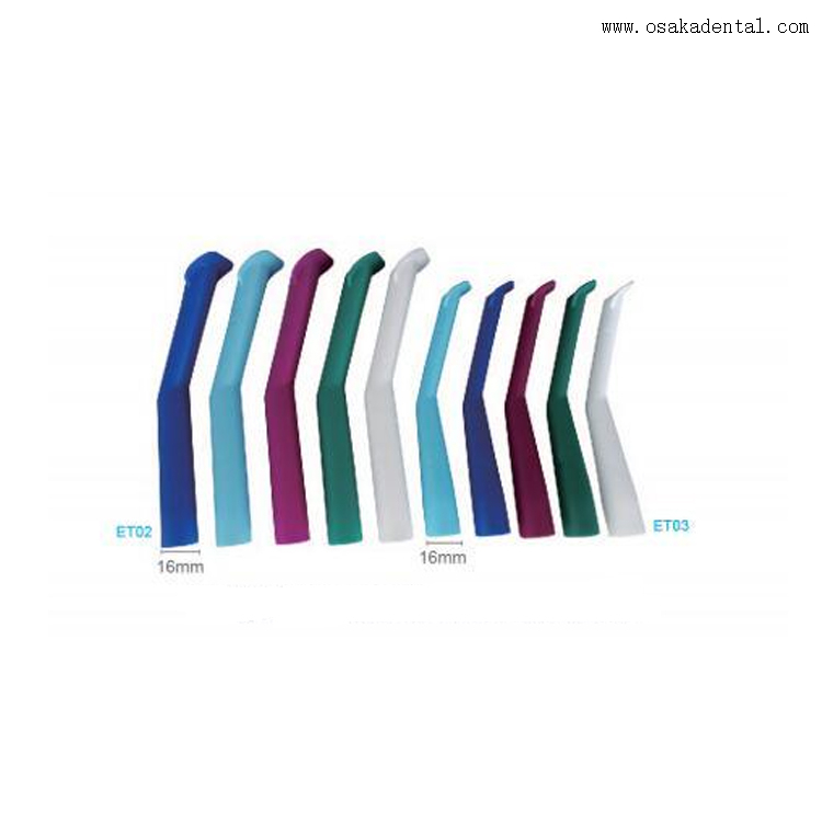 Dental comsumable goods dental colorful Flat mouth straw