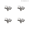 Dental Orthodontic Accessories Crimpable Double Tubes