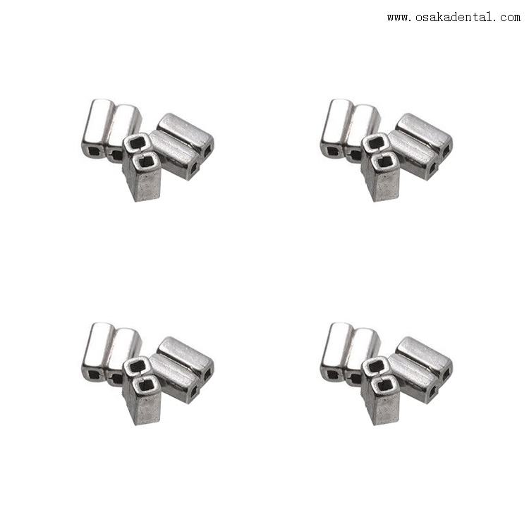 Dental Orthodontic Accessories Crimpable Double Tubes