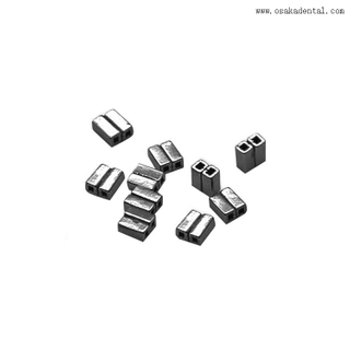 Dental Orthodontic Accessories Crimpable Double Tubes