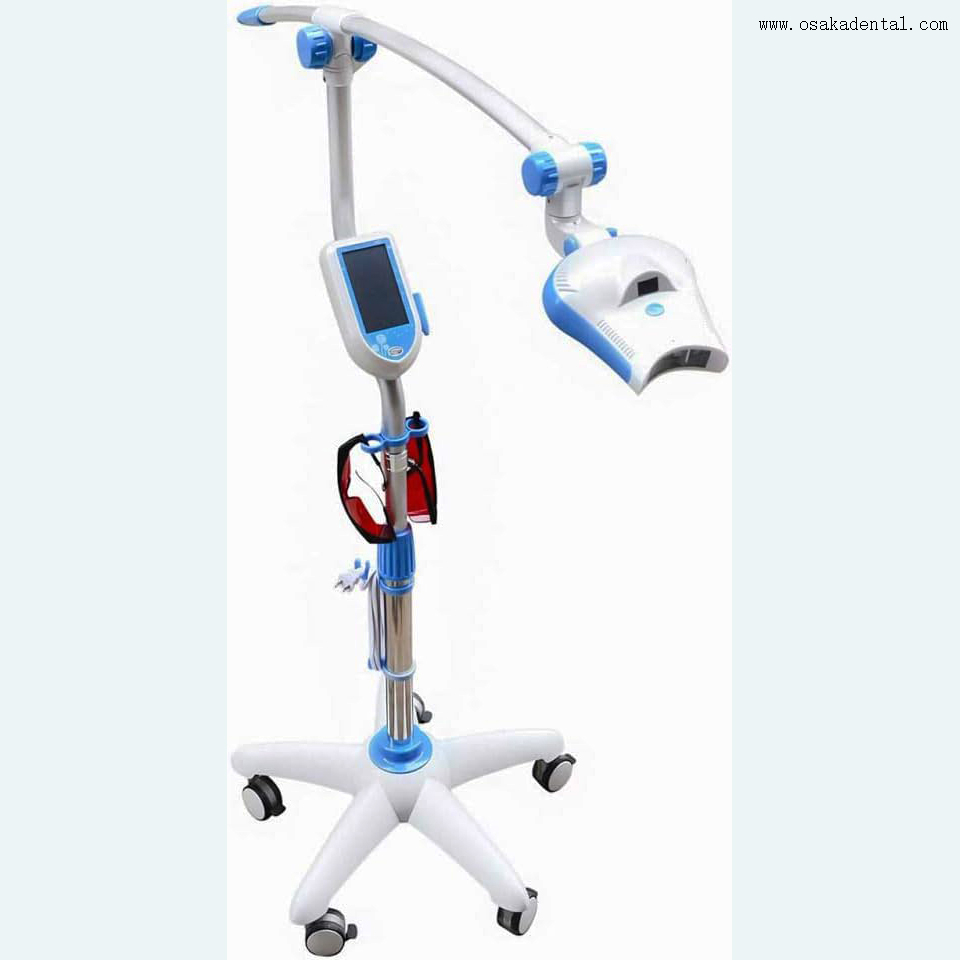 Digital Display panel Mobie teeth whitening lamp with wheel