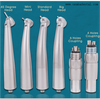Fiber Optic High Speed Dental Handpiece with 4 Holes Or 6 Holes Coupling