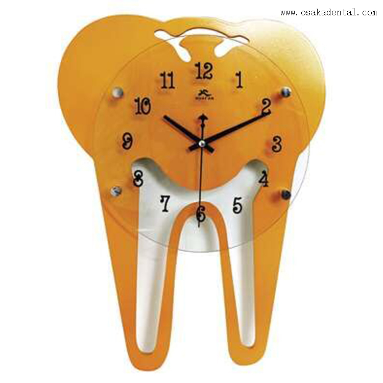 Dental Teeth Shape Clock for Dental Clinic