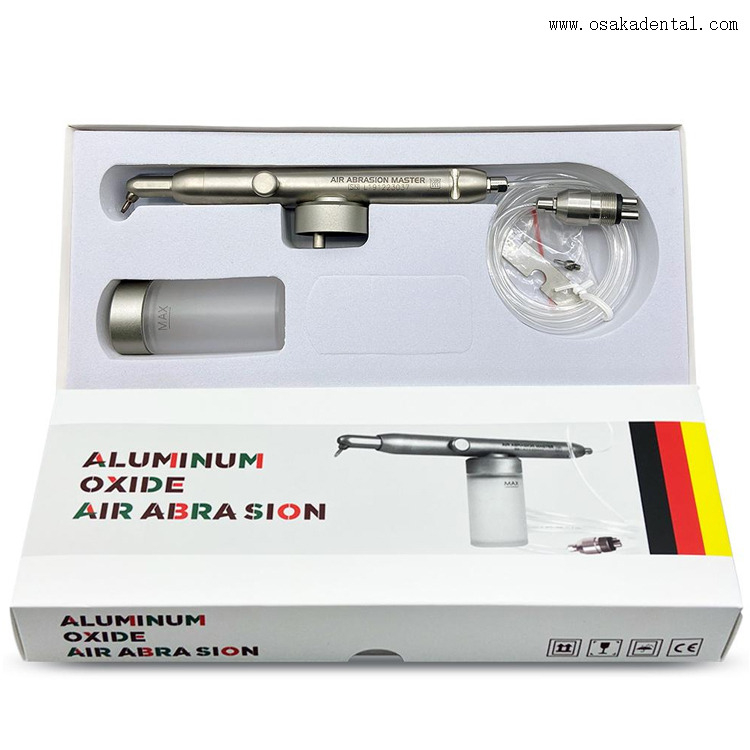 New Design Dental Air Polisher 2in1 Aluminum Oxide Air Abrasion Master Sandblaster Device With Water Spray Ortho Microblaster