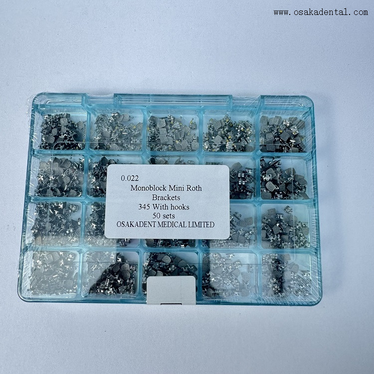 Dental Ortho Monoblock/Bondable Bracket 50set/box