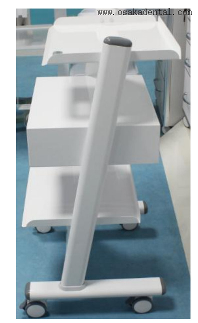 Mobile Dental Utility Cart Disinfection-Ready Procedure Cart