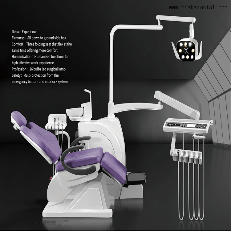 Three-Folding Patient Comfortable Seat Dental Chair Unit