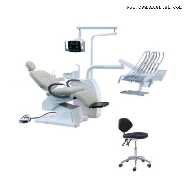 Folding Dental Chair with Top-hanging Operating System