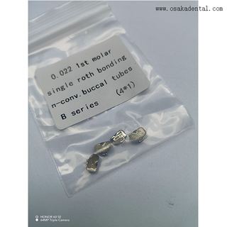 Dental orthodontic Buccal tube with number
