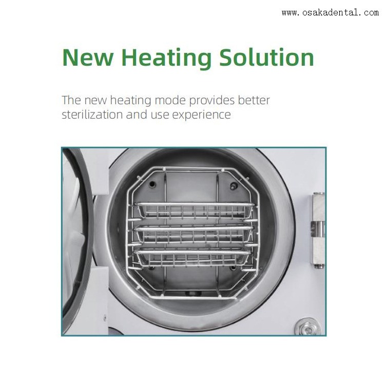 European N Class Opening water tank Digital display 8L/12L dental autoclave for dental unit 