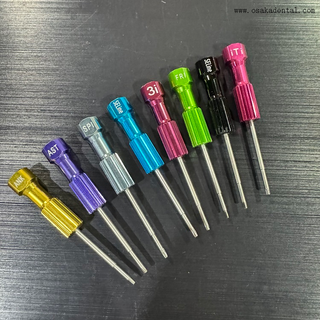 Dental Implant Screwdrivers Colorful