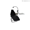 Dental black color Portable Dental unit with light