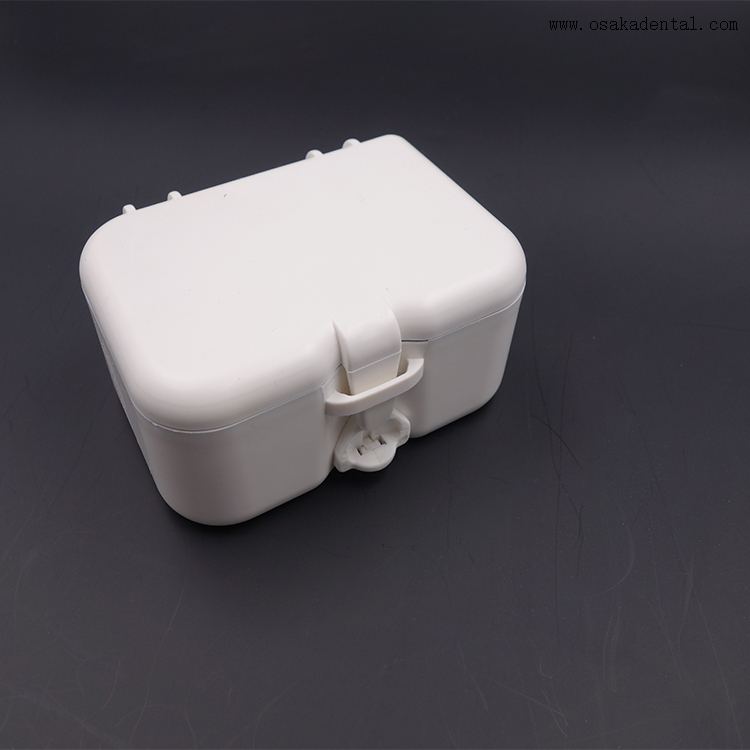 Denture Box with Mirror And Tooth Brushes