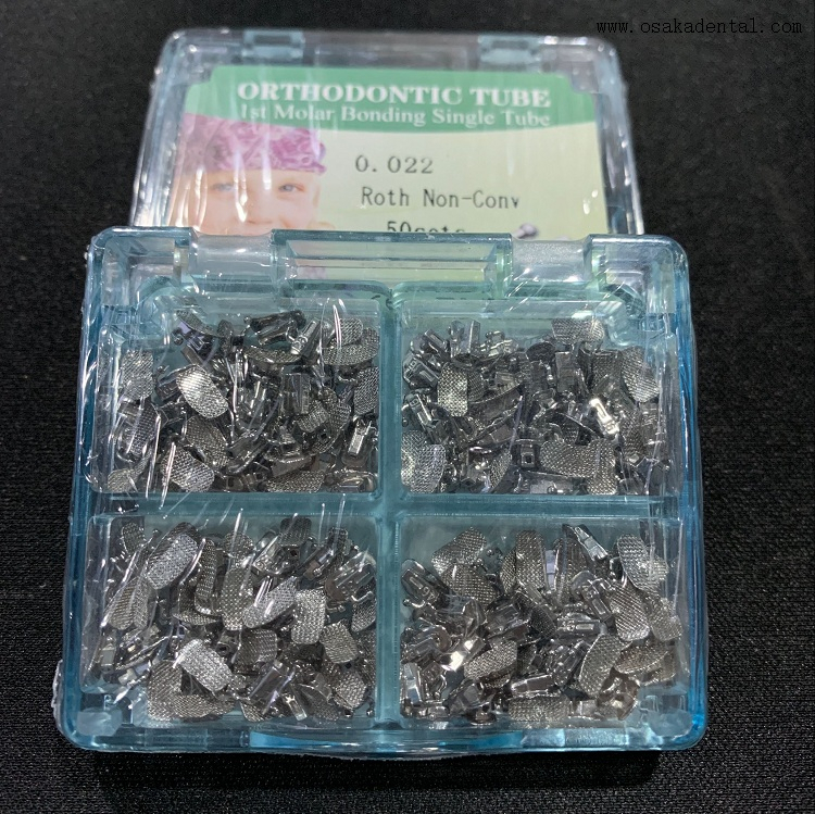 Dental Orthodontic Buccal Tube 1st Molor Bonding Single Tube Roth OSA-F716- 002J