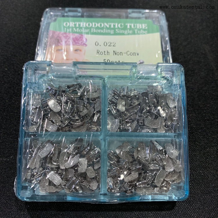Dental Orthodontic Buccal Tube 1st Molor Bonding Single Tube Roth OSA-F716- 002J