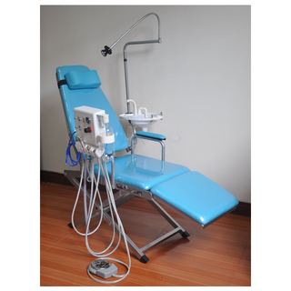 Portable Dental Chair with Treatment Unit and LED Lamp