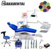 Dental Chair top mounted with LED Lamp Air Compressor