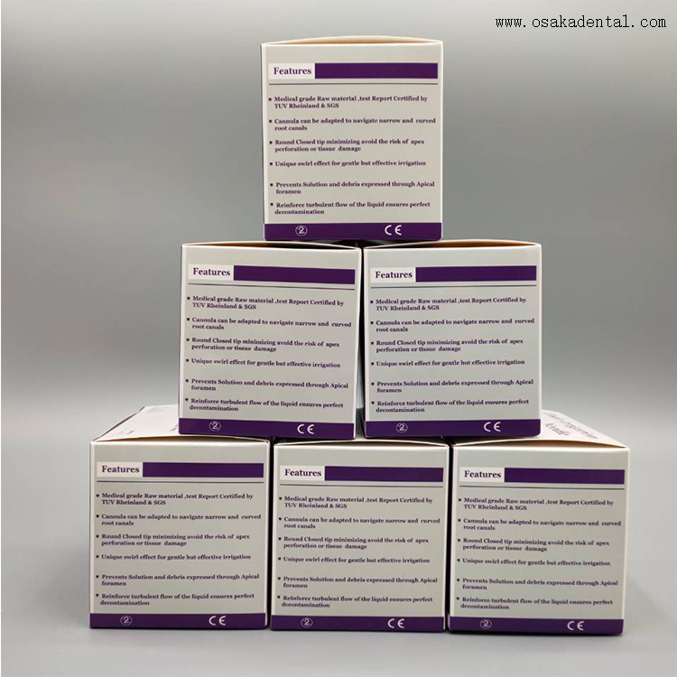 Dental Irrigation Needles with Double Side Vent