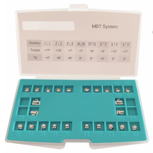 Dental Orthodontic Self-Ligating Metal Bracket