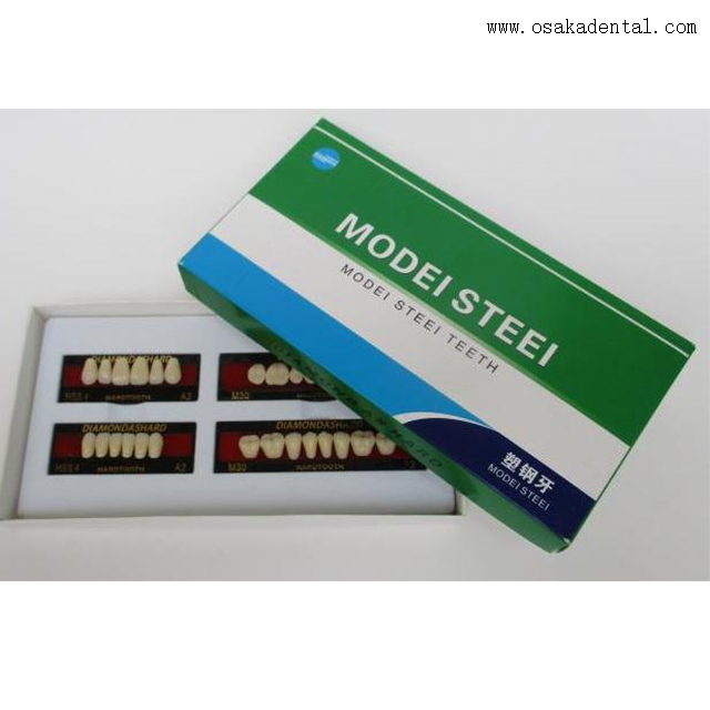 Dental PVC-Steel Resin Teeth OSA-A2-Teeth1