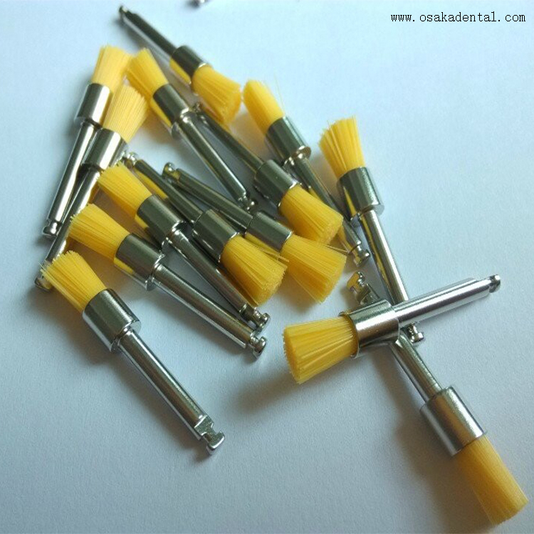 Dental Colorful Latch Style Flat Polishing Brush
