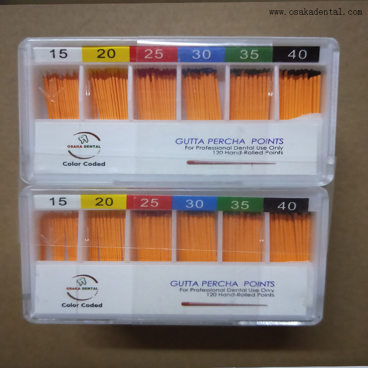 Dental Orthodontic Filling Material 02taper Gutta Percha Points