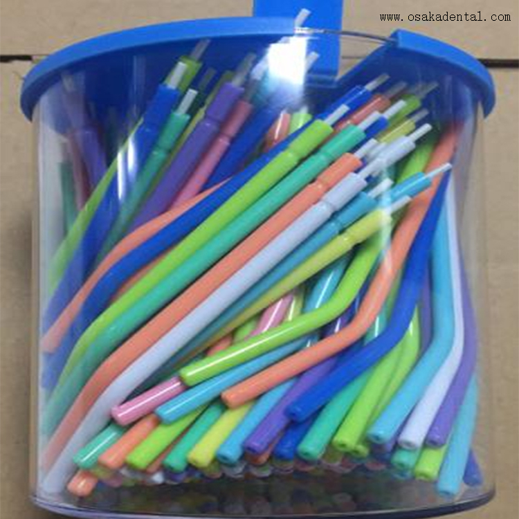 Dental Disposable Plastic Colorful Air Water Syringe Tips