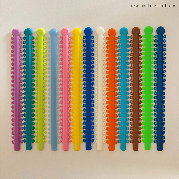 Dental orthodontic Long Ligature Tie with 50 Rings