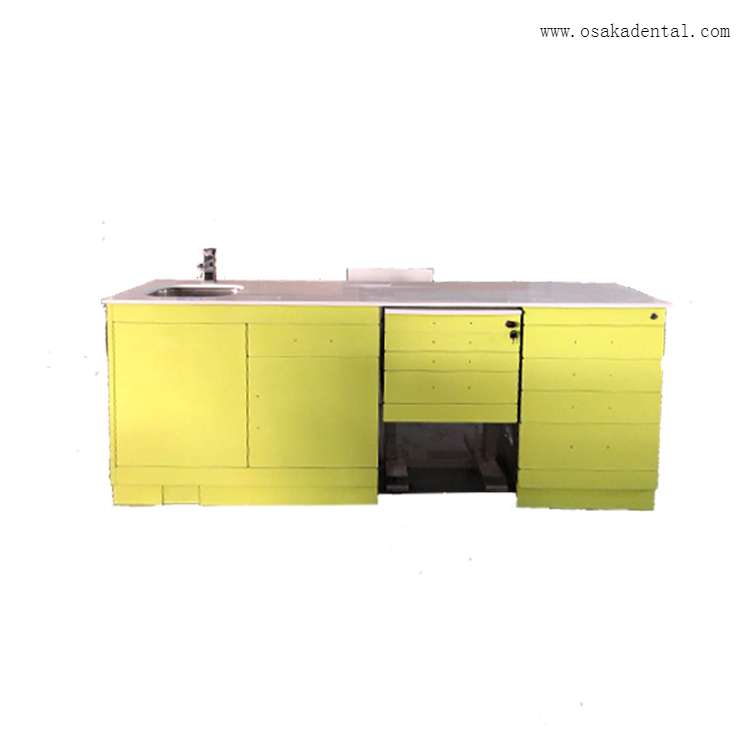 Dental chair with dental cabinet with strong quality dental chair