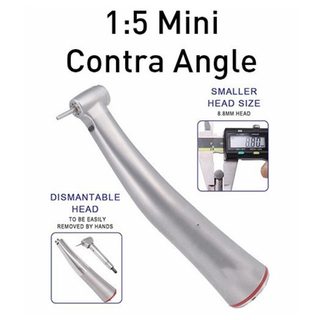 Dental Manufacturer Stainless Steel Mini Head Contra Angle 1:5