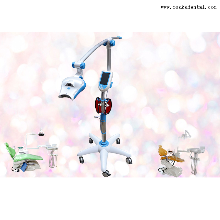 Dental whitening machine with standing.