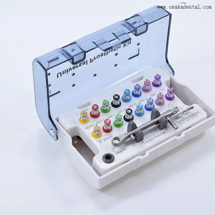 Dental Colorful Implant Restoration Tool Kit