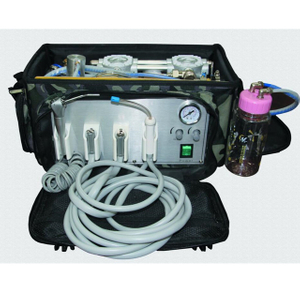 Portable Dental Unit with Compressor Bag Packing