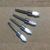 PB-340 white nylon dental Latch style flat prophy brush