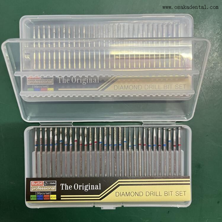 Mixed Diamond Burs Kit For Dental Polishing