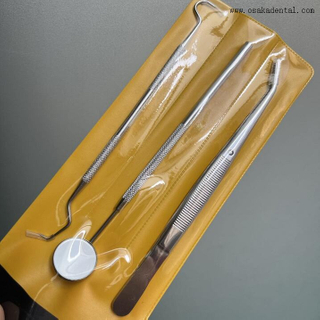 Dental Instrument Mirrors+Probs+Tweezers for Dentist